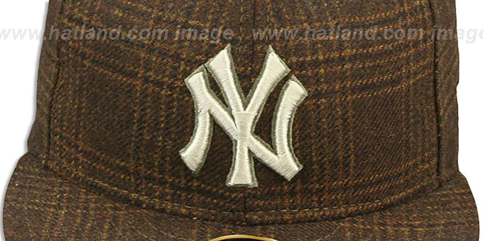 New York Yankees HARRIS TWEED Fitted Hat by New Era