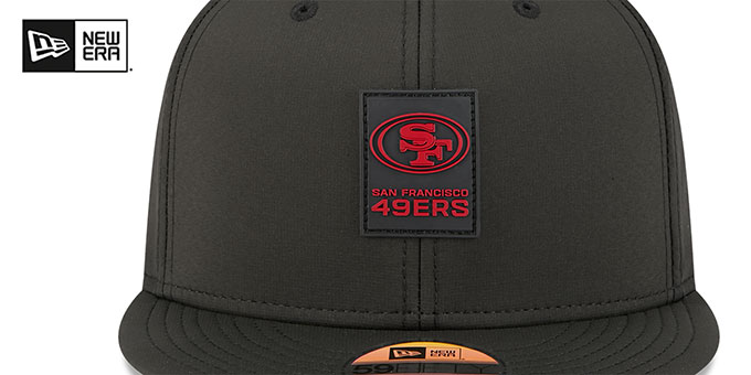 San Francisco 49ers 2025 HOT WEATHER NFL SIDELINE Black Fitted Ha