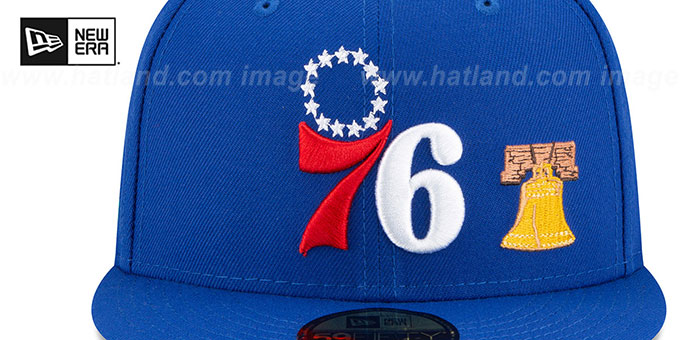 専用　ニューエラ　ロイヤルズ　バッカニアーズ　ライトニング　76ers 他5点 Philadelphia 76ers CITY TRANSIT Royal Fitted Hat by New Era