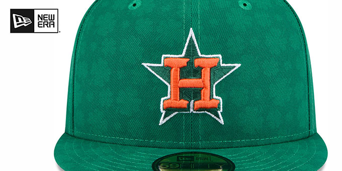 Houston Astros 2025 ST PATRICKS DAY Fitted Hat by New Era