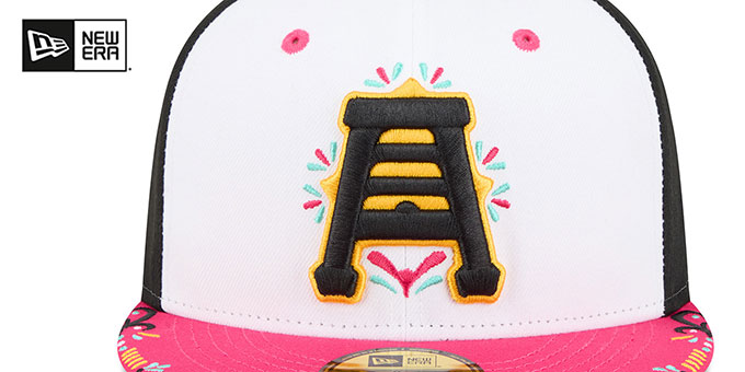Salt Lake Bees 2026 COPA DE LA DIVERSION White-Black-Pink Fitted