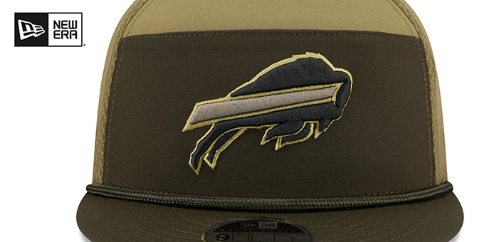 Buffalo Bills 2025 SALUTE-TO-SERVICE SNAPBACK Dark Green-Olive Ha