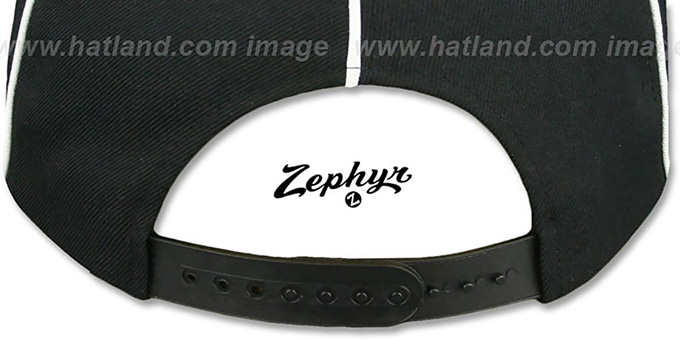 Blank PIPING SNAPBACK Black-White Piping Hat Zephyr