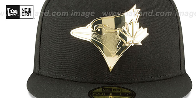 blue jays hat black and gold