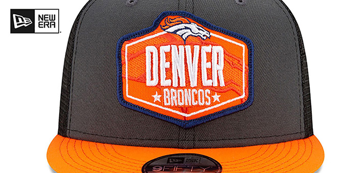 Denver Broncos 2021 NFL TRUCKER DRAFT SNAPBACK Hat