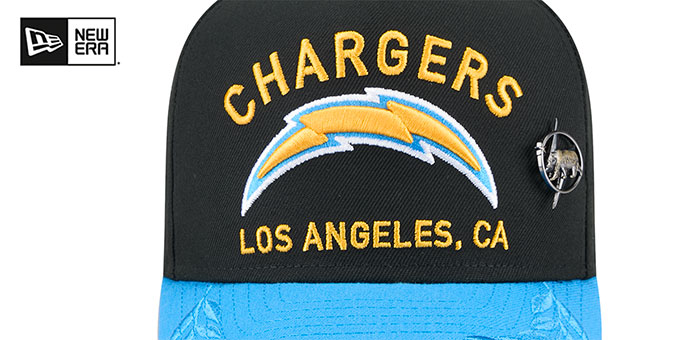 New Era Men's Los Angeles Chargers Beanie - Black, Stretch Fit, Embroidered Logo, One Size