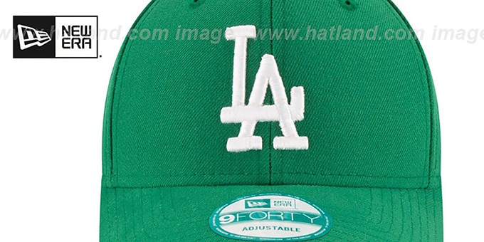 New Era 9FORTY LOS ANGELES DODGERS - Cap - celtic green/dunkelgrün