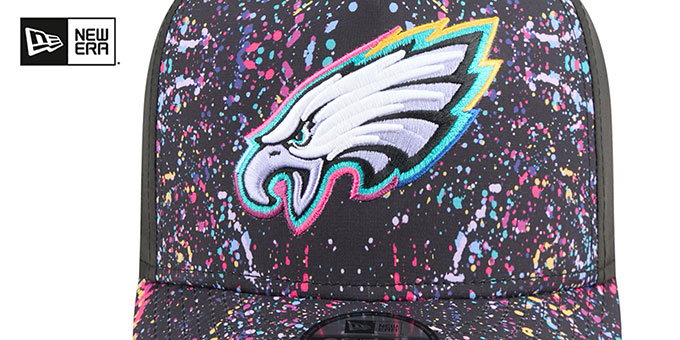 Philadelphia Eagles 2025 CRUCIAL CATCH A-FRAME SNAPBACK Hat