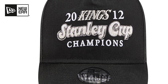 Los Angeles Kings HISTORIC CHAMPIONS AF SNAPBACK Black Hat