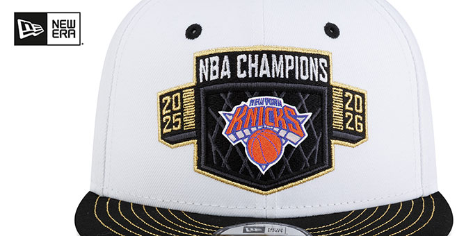 New York Knicks 2026 NBA CHAMPS LOCKER ROOM SNAPBACK Hat