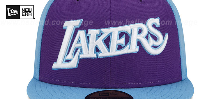 FELT 59FIFTY 13575 LA LAKERS TRUE PURPLE