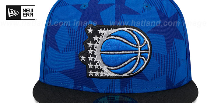 Orlando Magic NBA CLASSIX Royal-Black Fitted Hat by New Era