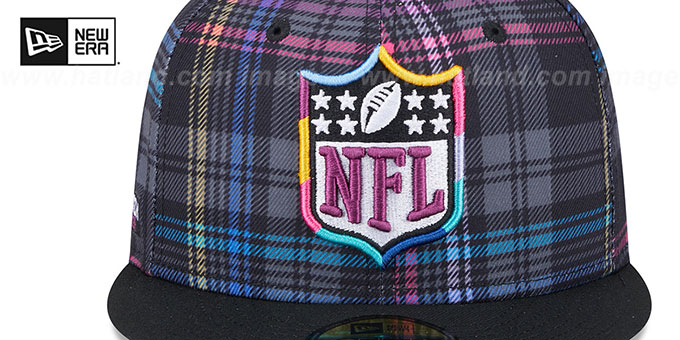 NFL Shield 2024 ONFIELD CRUCIAL CATCH Fitted Hat by New Era