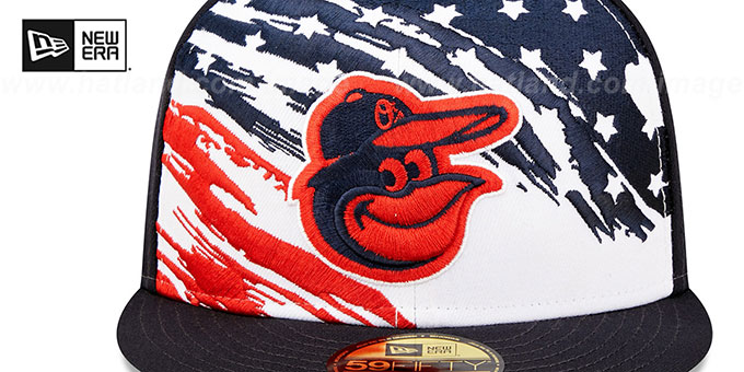 JULY 4TH STARS N STRIPES Fitted Hat