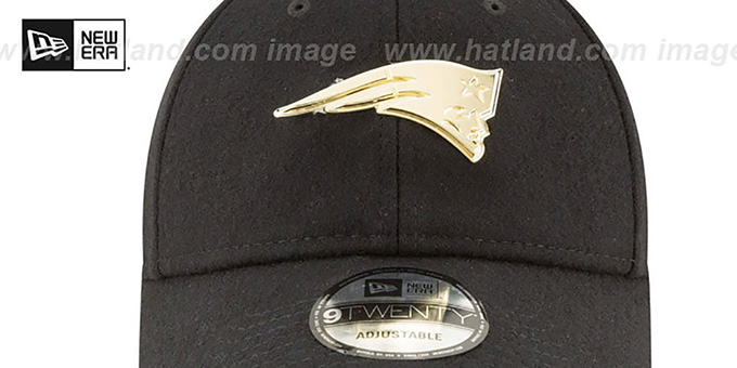 black and gold patriots hat