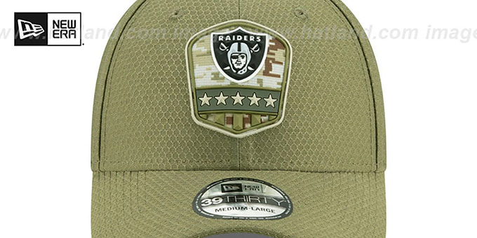 raiders salute to service 2019 hat