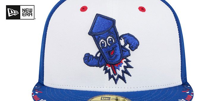 Worcester Red Sox 2026 COPA DE LA DIVERSION White-Royal Fitted Ha