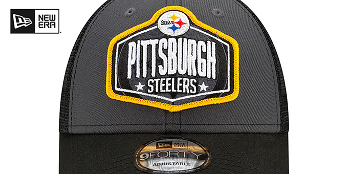 Pittsburgh Steelers 2021 NFL TRUCKER DRAFT 940 SNAP Hat