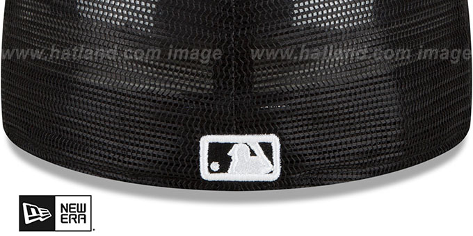 Oakland Athletics BATTING PRACTICE TRUCKER Black-White