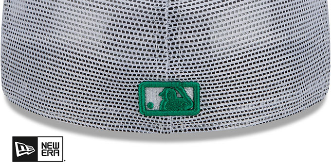 NEW ERA - 【NEW ERA】OAKLAND ATHLETICS MESH BACK NEW ERA OAKLAND ATHLETICS TRUCKER CAP. PATCH GREEN