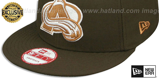 Colorado Avalanche TEAM-BASIC SNAPBACK Brown-Wheat Hat