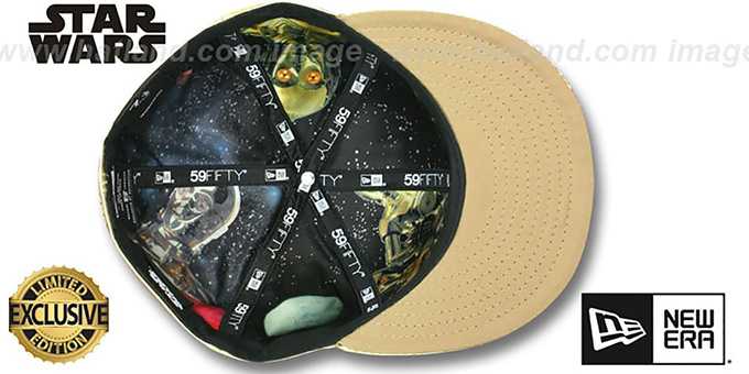 Star Wars C3PO CHARACTER FACE Fitted Hat by New Era