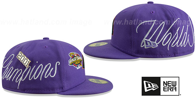 Casquette New Era 59Fifty Arizona Diamondbacks – Violette – Taille 7 1/4