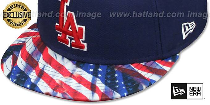 dodger hat with american flag