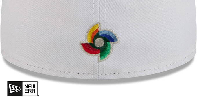 限定！！ New Era 59FIFTY WBC J LOGO Japan WBC COUNTRY CONNECT White-Red Fitted Hat by New Era
