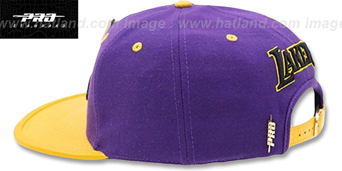 Local Crowns Louisiana Pride Patch Cap - Adjustable Snapback Hat In Purple & Gold - View #9