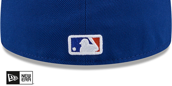 New York Mets RHINESTONE LOGO Royal Fitted Hat by New Era