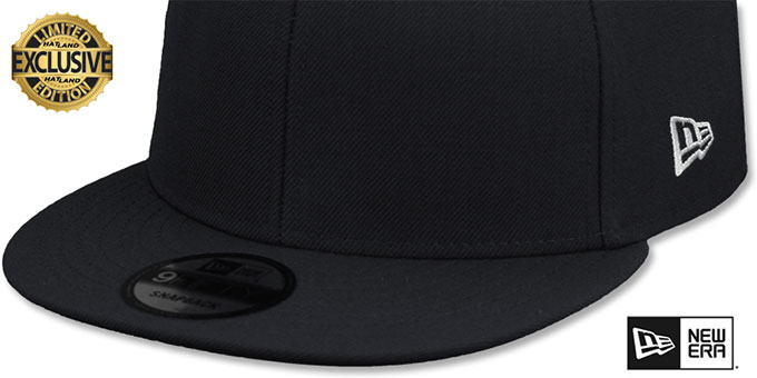 キャップ New Era Essential Blank Primary Logo Snapback Black New Era BLANK SNAPBACK Black Adjustable Hat