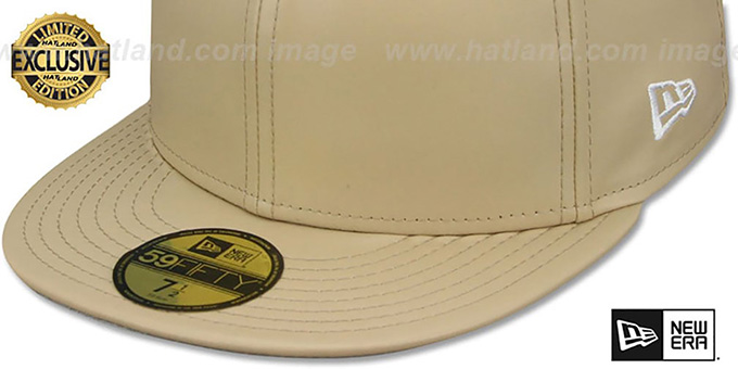 tan fitted hat