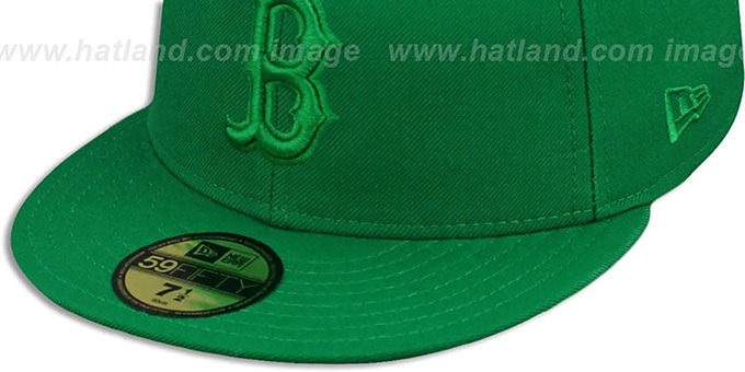Boston Red Sox GREENOUT Fitted Hat by New Era