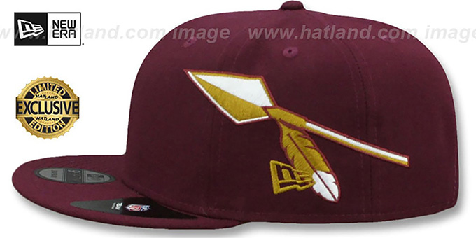 redskins throwback hat