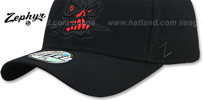 San Cristobal San Christobal DHS X-LINE Black-Red Fitted Hat by Z