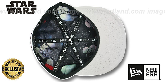 Star Wars Storm Trooper CHARACTER FACE Fitted Hat by New Era