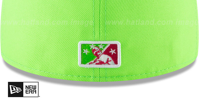 Wichita Wind Surge COPA Lime-Pink Fitted Hat by New Era