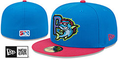 Pensacola Blue Wahoos THEME NIGHT Blue-Pink Fitted Hat