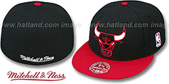 Mitchell & Ness Chicago Bulls Wool 2 Tone Snapback Grey Bottom Red Black  $35.00