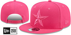 Dallas Cowboys TONAL TEAM-BASIC SNAPBACK Beetroot Hat