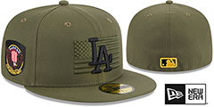 Los Angeles Dodgers 2023 ARMED FORCES STARS N STRIPES Hat