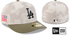 Los Angeles Dodgers 2025 ARMED FORCES STARS N STRIPES Hat