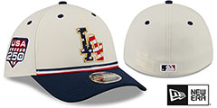 Los Angeles Dodgers 2026 JULY 4TH STARS N STRIPES FLEX Hat