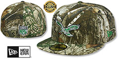 Philadelphia Eagles NFL THROWBACK TEAM-BASIC Realtree Camo Fitted