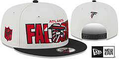 Atlanta Falcons 2023 NFL DRAFT SNAPBACK Stone-Black Hat