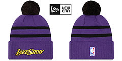 Los Angeles Lakers 24-25 CITY-EDITION Knit Beanie Hat display picture 1