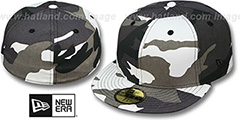 blank camo fitted hats