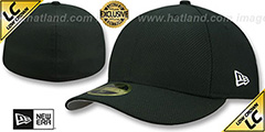 New Era LOW-CROWN DIAMOND TECH 59FIFTY-BLANK Black Fitted Hat