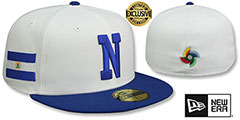 Nicaragua 2026 WBC GAME White-Royal Hat by New Era